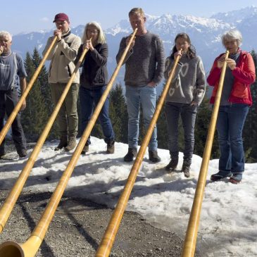 Alphorn spielen lernen – ein besonderes Bergerlebnis